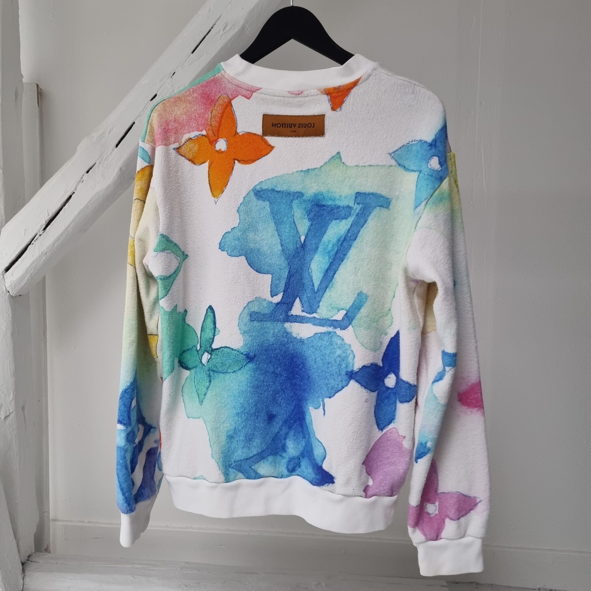 vuitton watercolor sweatshirt