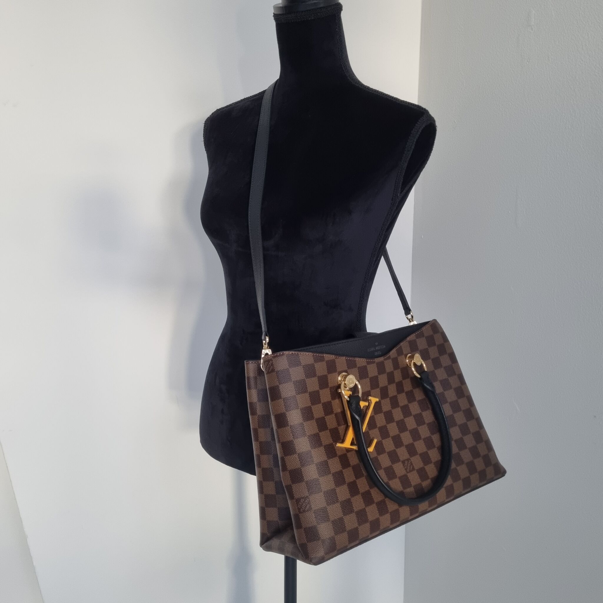 Louis Vuitton Damier Ebene Canvas LV Riverside Tote - Handbag | Pre-owned & Certified | used Second Hand | Unisex