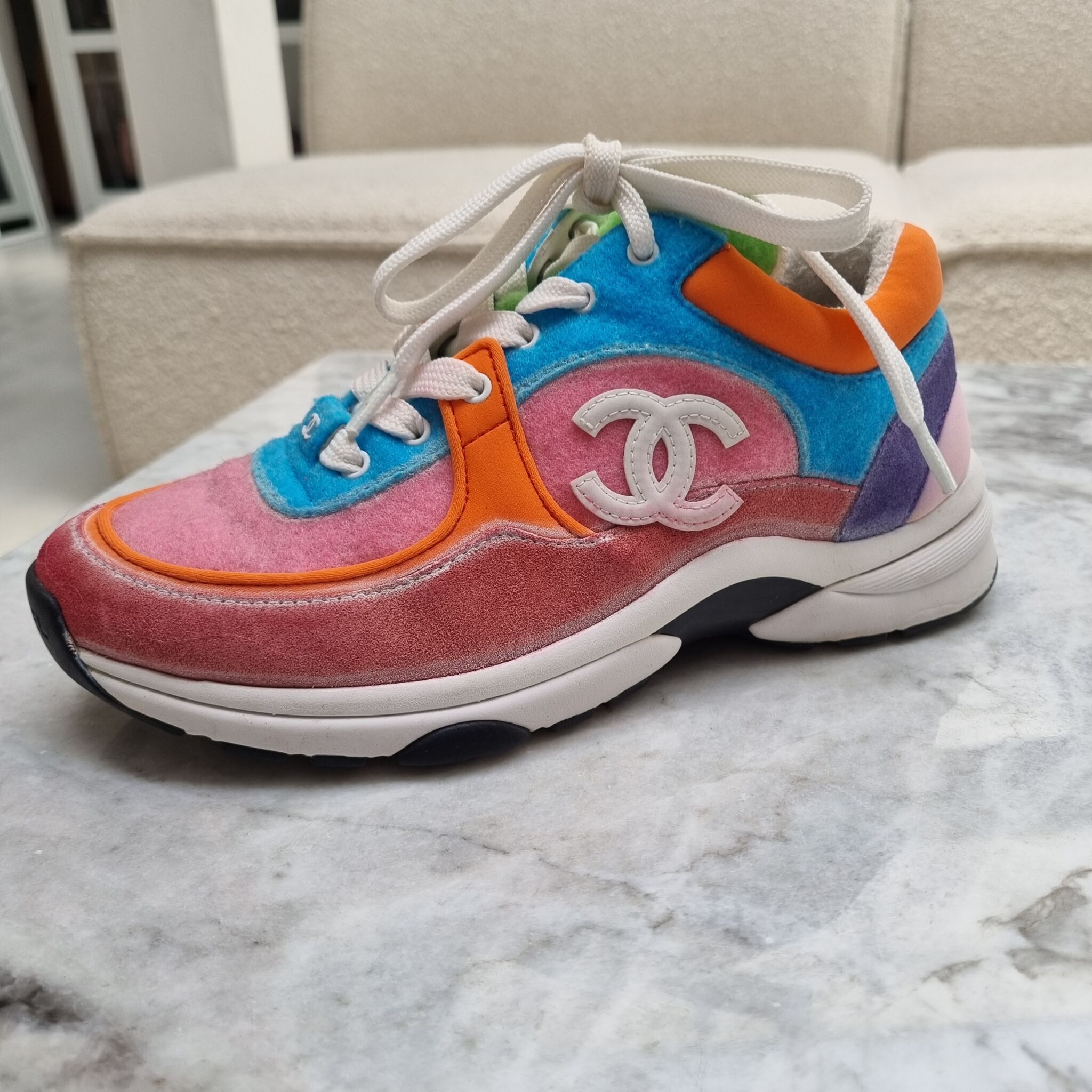 Chanel x Pharrell Low-Top Sneakers - Women's 37 – Fashionably Yours