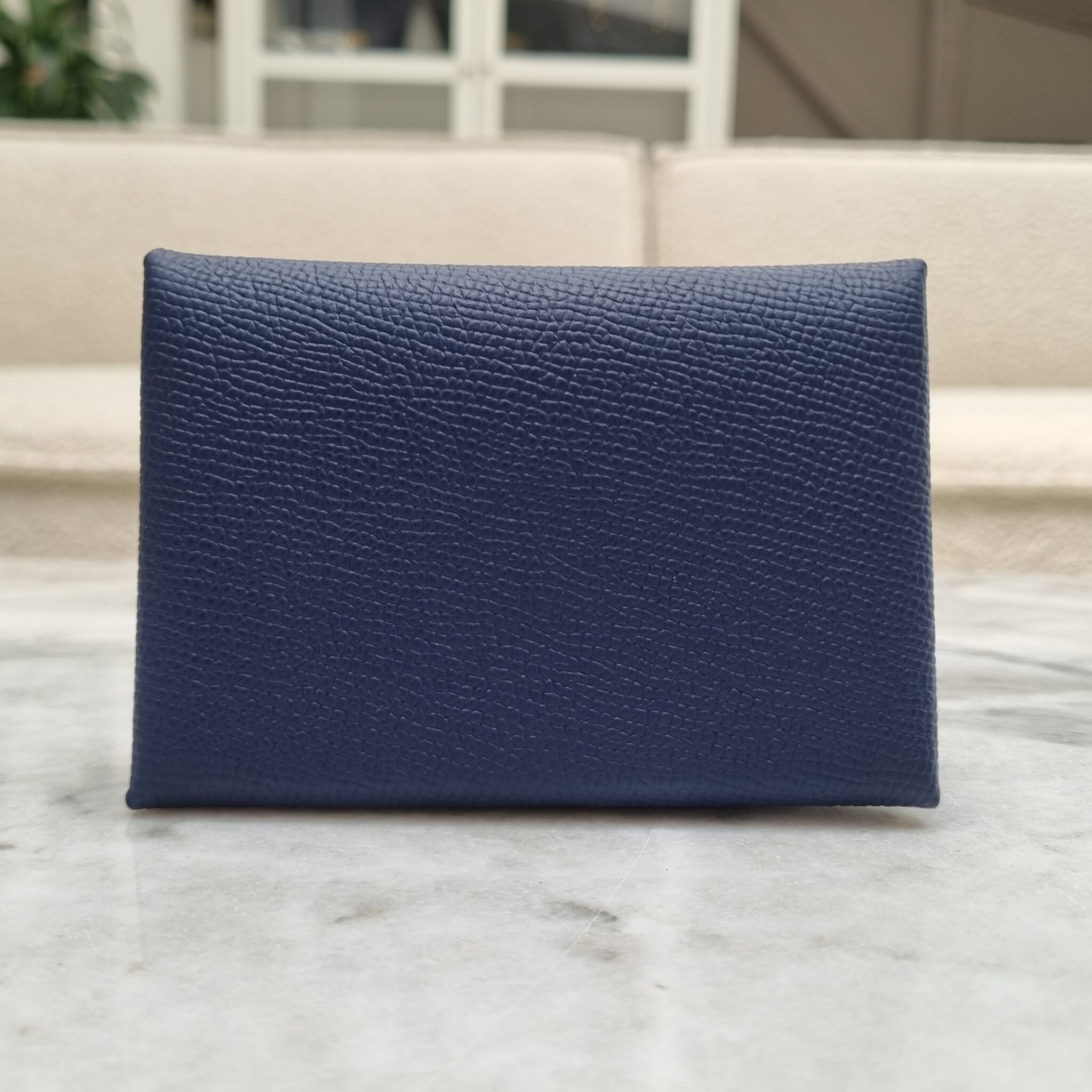 Hermès Calvi Duo, Bleu Saphir/Vert Anglais - Laulay Luxury