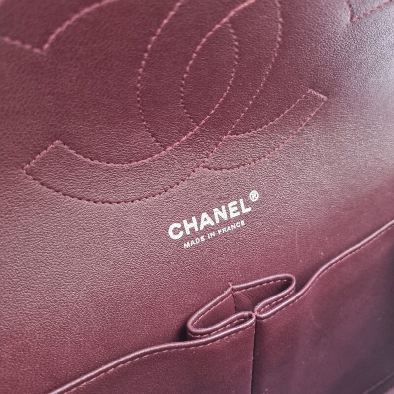 Chanel Red Quilted Lambskin Leather Classic Jumbo Double Flap Bag  Yoogis  Closet