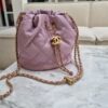 Chanel My Perfect CC Bucket Bag, Caviar, Iridescent Pink - Laulay Luxury