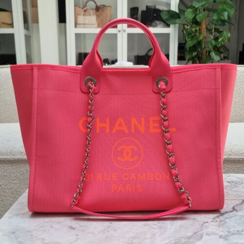 Chanel 21C Small Classic Flap, Caviar, Barbie Pink GHW - Laulay Luxury