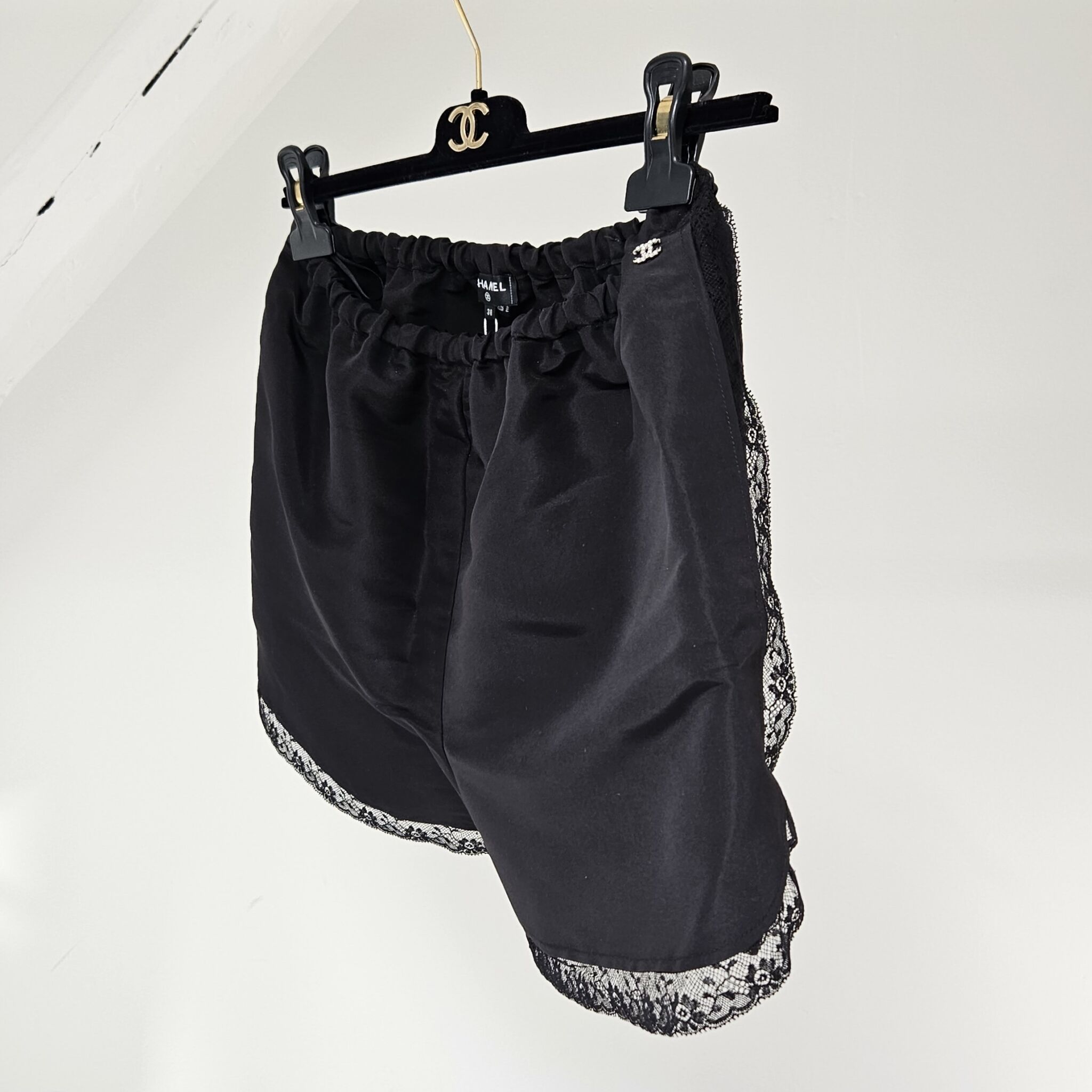 Chanel 23P Silke Shorts, Black, 38 - Laulay Luxury