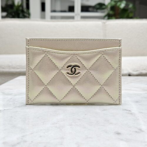 Authentic Chanel Quilted Red Calfskin Leather Reissue Flap Card Holder