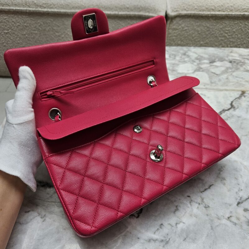 red classic chanel bag authentic