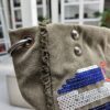 Chanel Large Coco Cuba Hobo, Canvas, Green/Red/Blue/White - Laulay Luxury