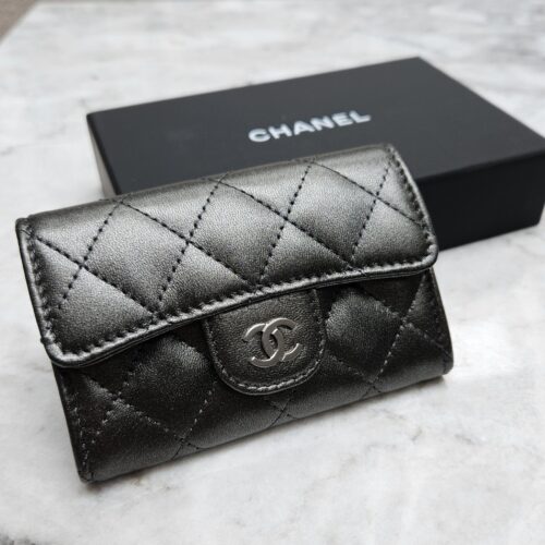 chanel wallet classic caviar flap