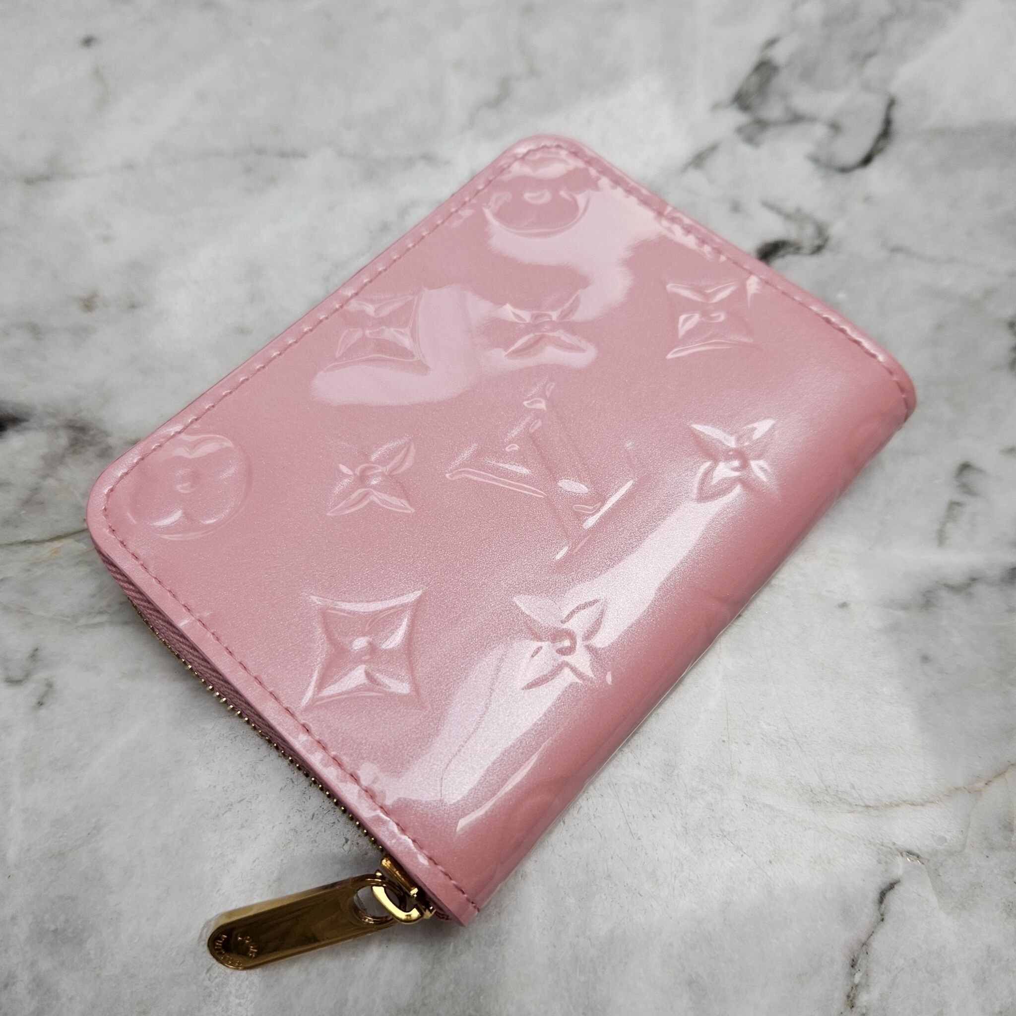 Louis Vuitton Valentines Zippy Coin Purse, Vernis, Pink - Laulay Luxury