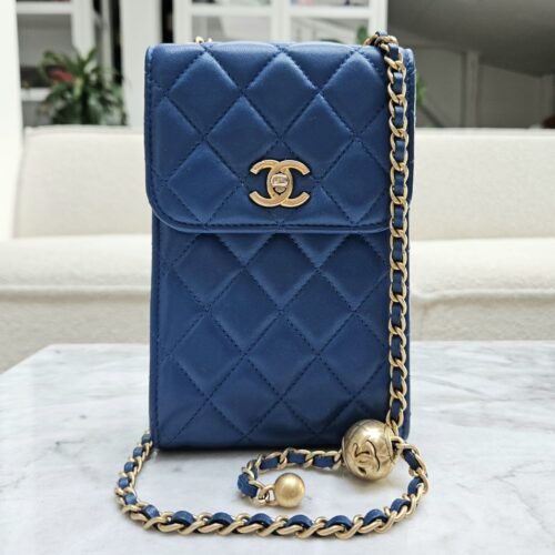 Chanel Mini Top Handle, Caviar, Off-White GHW - Laulay Luxury