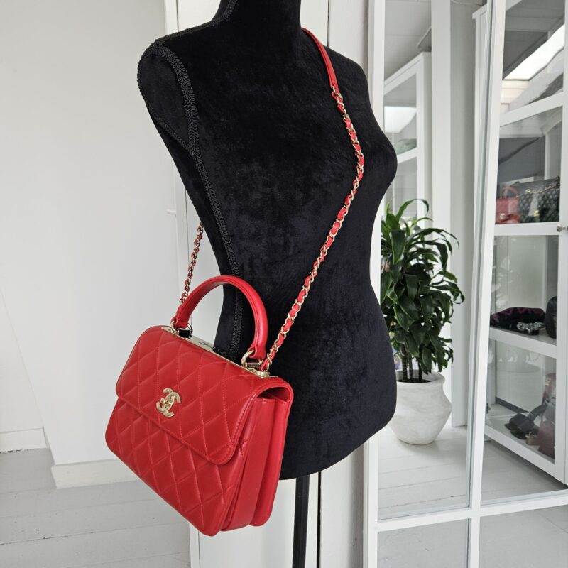 Chanel trendy cc red new arrivals