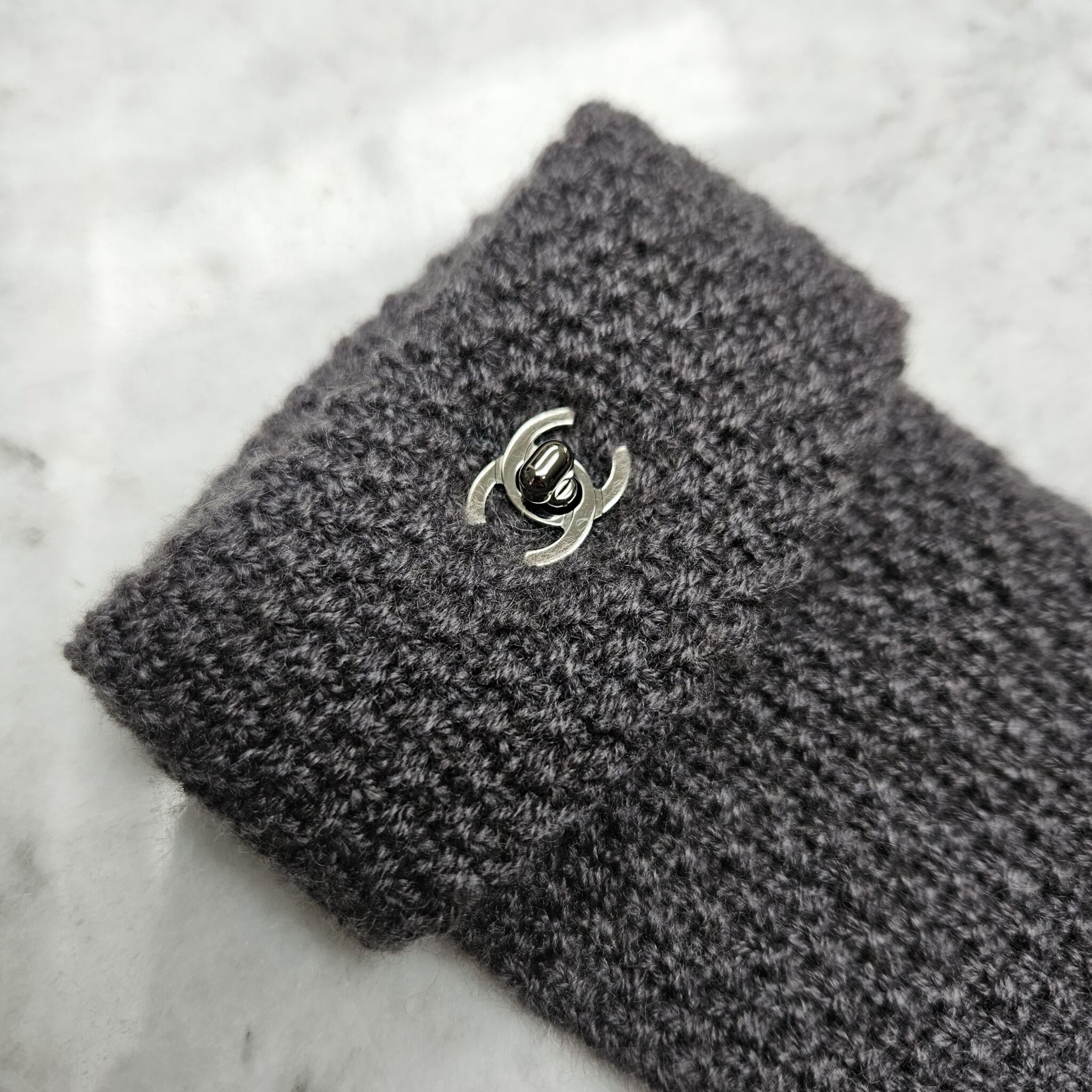 Cashmere scarf Chanel Black in Cashmere - 17021823