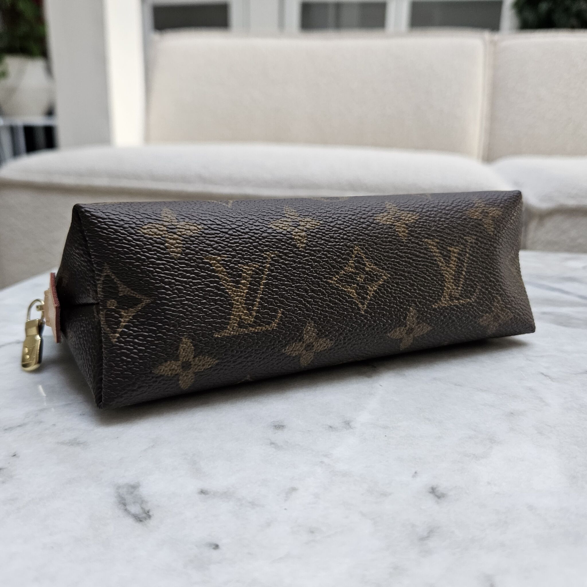 Louis Vuitton Cosmetic Pouch MM, Canvas, Mono - Laulay Luxury