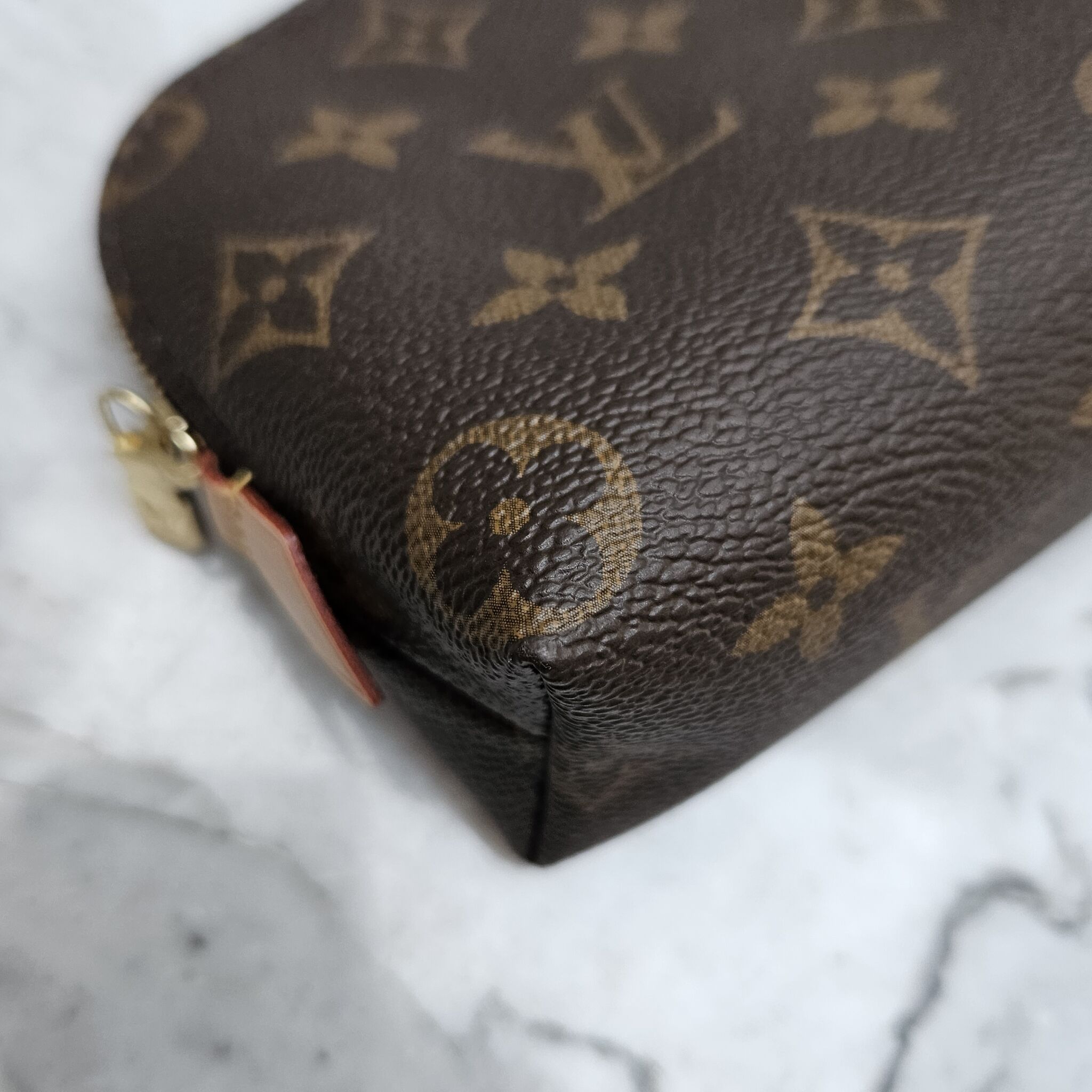 Louis Vuitton Cosmetic Pouch MM, Canvas, Mono - Laulay Luxury