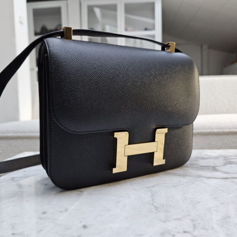 Hermès Constance 24 Black Epsom GHW