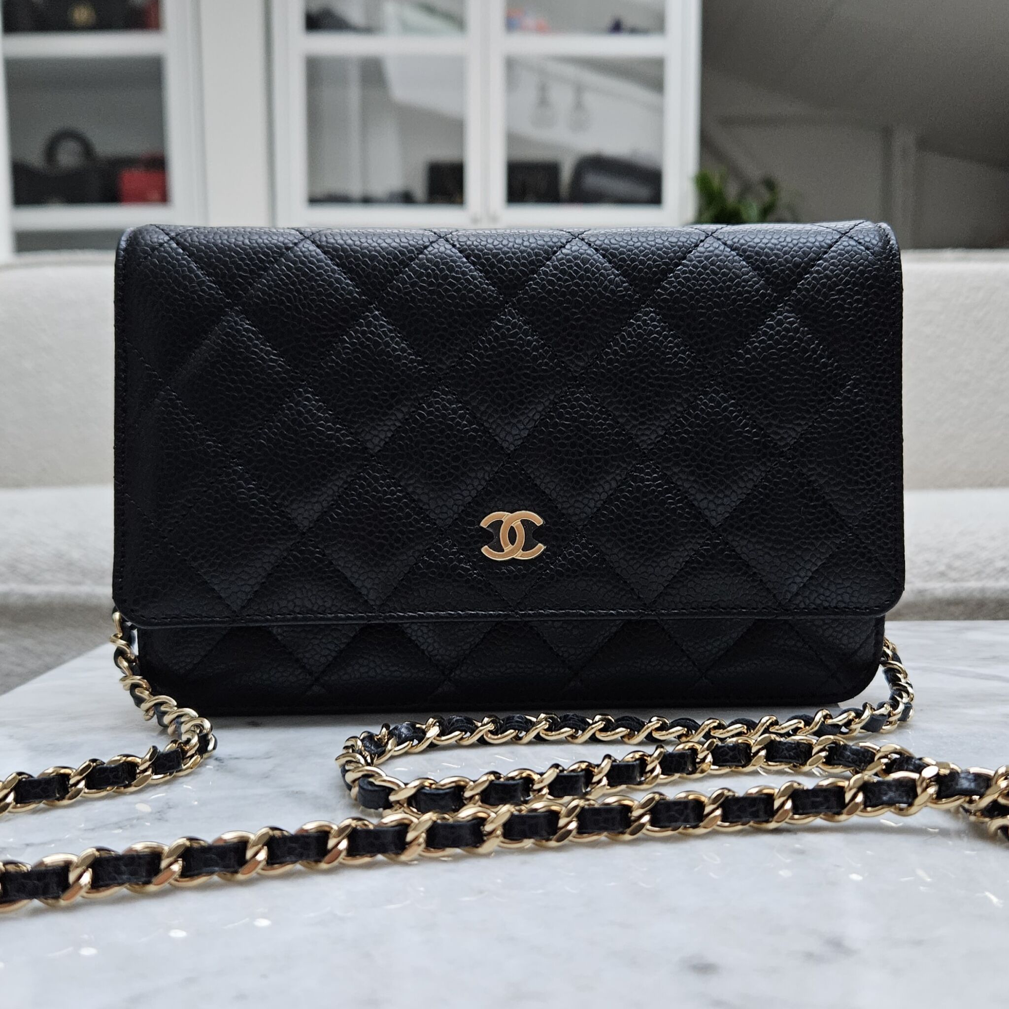 Chanel WOC, Caviar, Black SHW - Laulay Luxury
