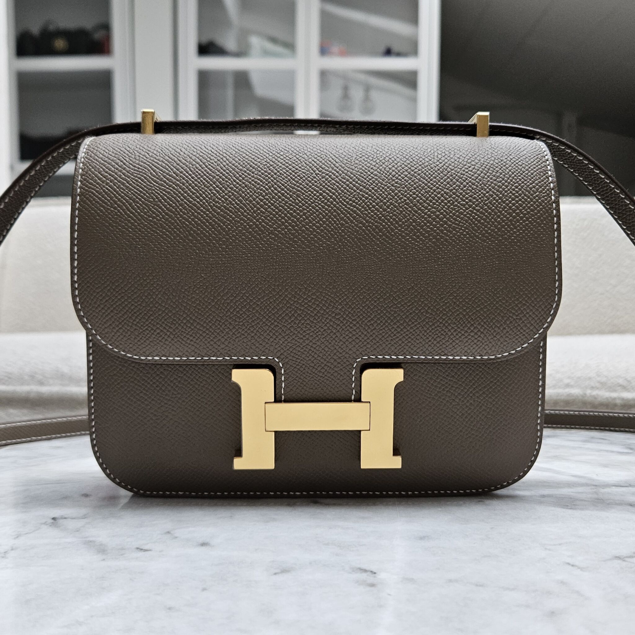 Hermès Constance 18, Epsom, Etoupe GHW - Price Upon request - Laulay Luxury