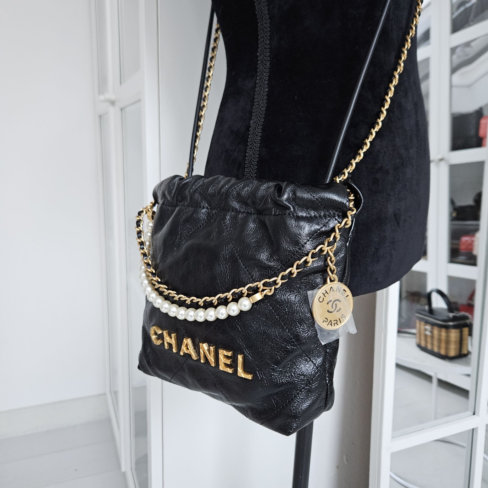 Chanel sale pearl mini