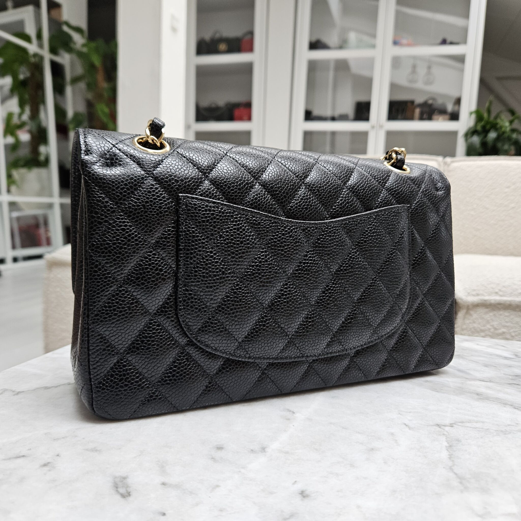 Classic caviar cheap chanel flap bag