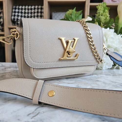 Louis Vuitton Lockme Tender, Greige GHW