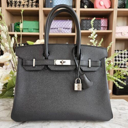 Hermès Birkin 30, Epsom, Noir PHW